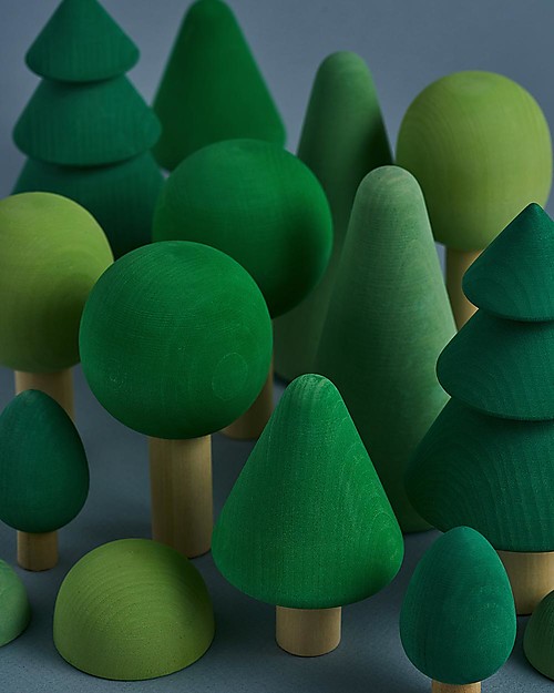 Raduga Grez Set in Legno - Colori della Foresta - Gioco Educativo Fatto a Mano per Stimolare il tuo Bambino Giochi Montessoriani