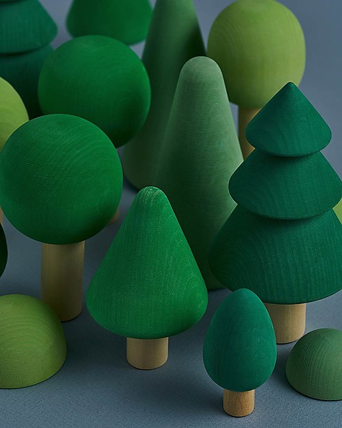 Raduga Grez Set in Legno - Colori della Foresta - Gioco Educativo Fatto a Mano per Stimolare il tuo Bambino Giochi Montessoriani