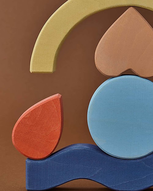 Raduga Grez Set in Legno da Costruzione - Diversità - Gioco Educativo Fatto a Mano per Stimolare il tuo Bambino Costruzioni in Legno