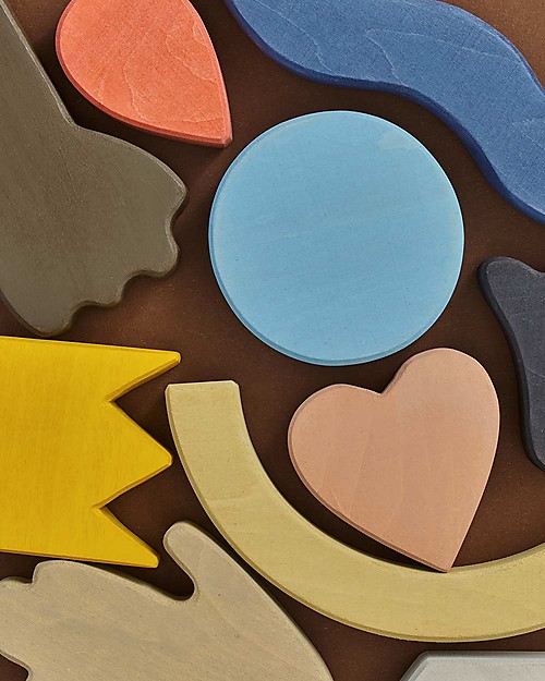 Raduga Grez Set in Legno da Costruzione - Diversità - Gioco Educativo Fatto a Mano per Stimolare il tuo Bambino Costruzioni in Legno