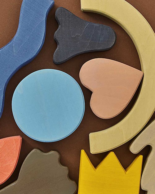 Raduga Grez Set in Legno da Costruzione - Diversità - Gioco Educativo Fatto a Mano per Stimolare il tuo Bambino Costruzioni in Legno