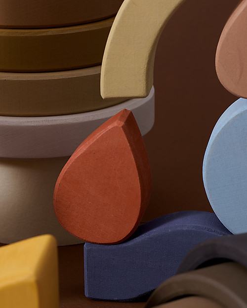 Raduga Grez Set in Legno da Costruzione - Diversità - Gioco Educativo Fatto a Mano per Stimolare il tuo Bambino Costruzioni in Legno