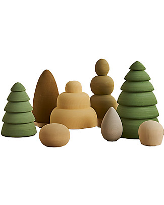 Raduga Grez Set in Legno - Estate nella Foresta - Gioco Educativo Fatto a Mano per Stimolare il tuo Bambino Giochi Montessoriani