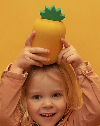 Raduga Grez Set in Legno - Frutta Mista - Gioco Educativo Fatto a Mano per Stimolare il tuo Bambino Cibo Giocattolo