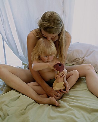 Raduga Grez Torre Impilabile in Legno - Fiori - Gioco Educativo Fatto a Mano per Stimolare il tuo Bambino Giochi Montessoriani