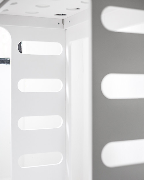 Rafa Kids F Letto a Soppalco Bianco - Betulla Finlandese Letti a Castello