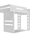 Rafa Kids F Letto a Soppalco Bianco - Betulla Finlandese Letti a Castello