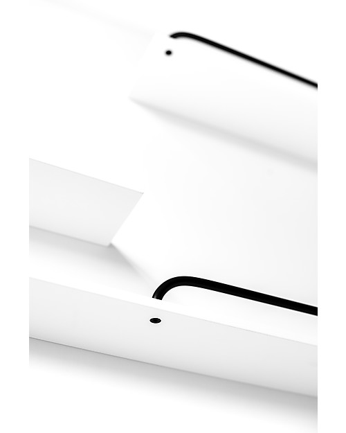 Rafa Kids Scaffale XL per Bambini, Legno bianco e metallo nero - Betulla finlandese Mensole