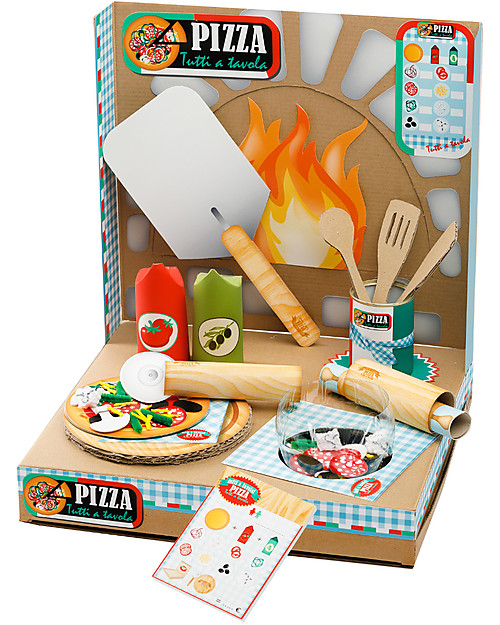 Re-Cycle-Me Set Gioco Ecologico Playworld Pizzeria - Costruisci il tuo locale usando oggetti di riciclo! Giochi Creativi