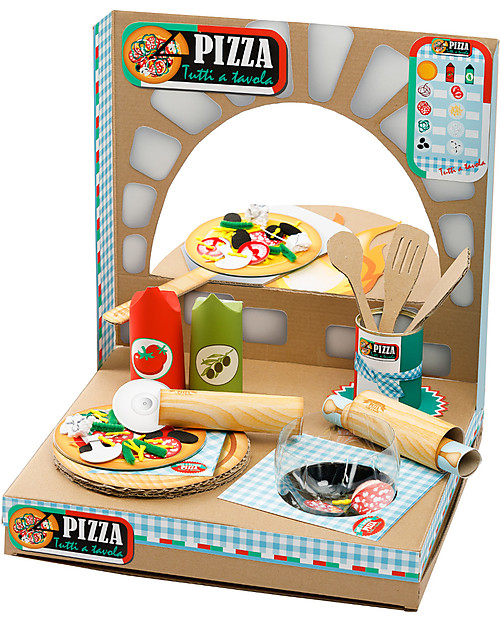 Re-Cycle-Me Set Gioco Ecologico Playworld Pizzeria - Costruisci il tuo locale usando oggetti di riciclo! Giochi Creativi