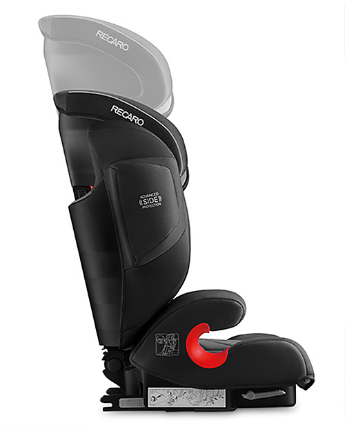 Recaro Seggiolino auto Monza Nova IS Seatfix, Gruppo I-II-III, (9-36 kg) - Carbon Black Seggiolini Auto Gruppo 2/3