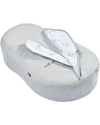 Red Castle Copertina Trapuntata Cocoonacover™ - per Cocoonababy - Fleur de Coton® - Pearl Grey/Dreamy Cloud Riduttori_