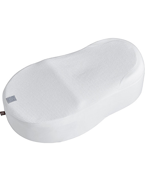 Red Castle Lenzuolino con Angoli per Materassino Ergonomico Cocoonababy® - Fleur de Coton - Bianco - Morbidissimo Tessuto Francese Riduttori Lettino