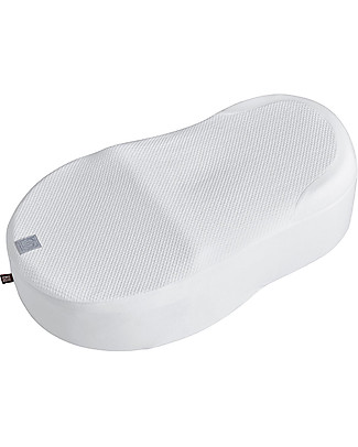 Red Castle Lenzuolino con Angoli per Materassino Ergonomico Cocoonababy® - Fleur de Coton - Bianco - Morbidissimo Tessuto Francese Riduttori_