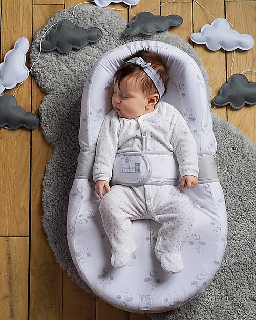 Red Castle Materassino Ergonomico Cocoonababy® - Dreamy Cloud - Aiuta il Bambino a Dormire Bene e Abituarsi alla Vita Fuori dal Grembo Materno Riduttori Lettino