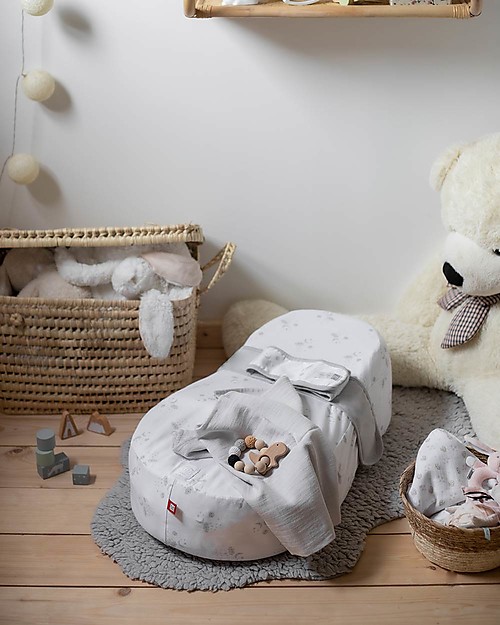 Red Castle Materassino Ergonomico Cocoonababy® - Dreamy Cloud - Aiuta il Bambino a Dormire Bene e Abituarsi alla Vita Fuori dal Grembo Materno Riduttori Lettino