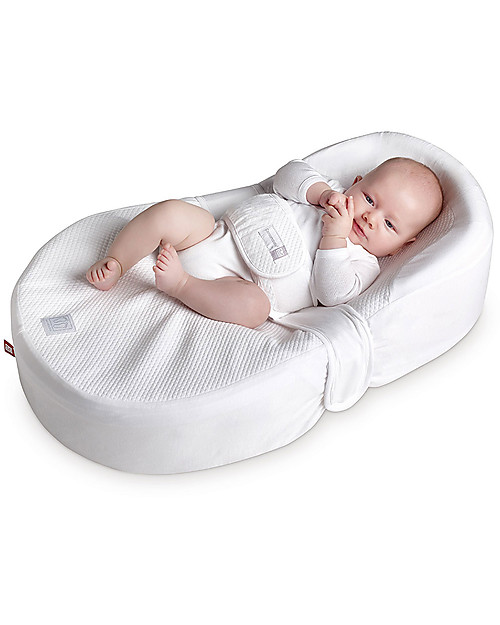 Red Castle Materassino Ergonomico Cocoonababy® - Fleur de Coton - Aiuta il Bambino a Dormire Bene e Abituarsi alla Vita Fuori dal Grembo Materno Riduttori Lettino