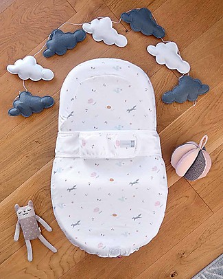 Red Castle Materassino Ergonomico Cocoonababy® - Happy Fox - Aiuta il Bambino a Dormire Bene e Abituarsi alla Vita Fuori dal Grembo Materno Riduttori Lettino