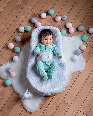 Red Castle Materassino Ergonomico Cocoonababy® - Leaf - Aiuta il Bambino a Dormire Bene e Abituarsi alla Vita Fuori dal Grembo Materno Riduttori Lettino