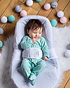 Red Castle Materassino Ergonomico Cocoonababy® - Leaf - Aiuta il Bambino a Dormire Bene e Abituarsi alla Vita Fuori dal Grembo Materno Riduttori Lettino