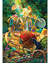 Red Glove Puzzle Candy Cottage, 350 Pezzi Memory