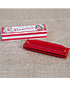 Rex London Armonica Rossa in Confezione Vintage - Ottima idea regalo Strumenti Musicali