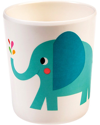 Rex London Bicchiere Bimbi, Elvis the Elephant - Senza BPA, PVC, ftalati e piombo! Tazze e Bicchieri