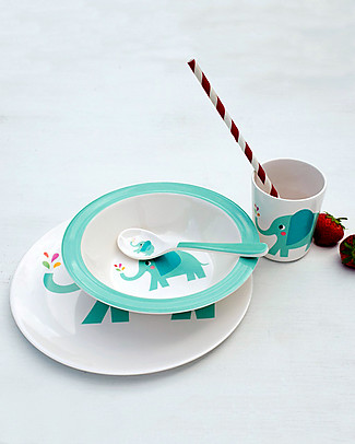 Rex London Bicchiere Bimbi, Elvis the Elephant - Senza BPA, PVC, ftalati e piombo! Tazze e Bicchieri