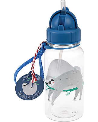 Rex London Borraccia 500 ml, Bradipo - Priva di BPA! Borracce senza BPA