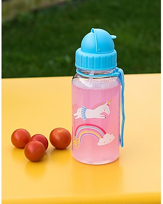 Rex London Borraccia 500 ml, Magico Unicorno - Senza BPA! Borracce senza BPA