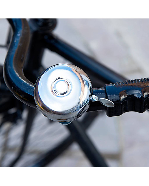 Rex London Campanello da Bici Classico, Argento Accessori Biciclette