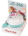 Rex London Campanello da Bici Fenicottero, Metallo Accessori Biciclette