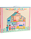 Rex London Casa delle Bambole in Cartone Fai-da-te - Include 6 personaggi! Case delle Bambole