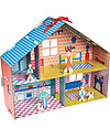 Rex London Casa delle Bambole in Cartone Fai-da-te - Include 6 personaggi! Case delle Bambole