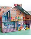 Rex London Casa delle Bambole in Cartone Fai-da-te - Include 6 personaggi! Case delle Bambole
