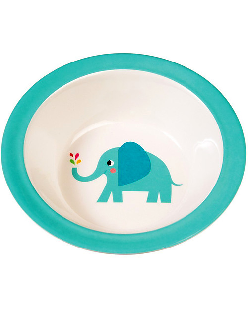 Rex London Ciotola Bimbi, Elvis the Elephant - Senza BPA, PVC, ftalati e piombo! Piatti e Scodelle