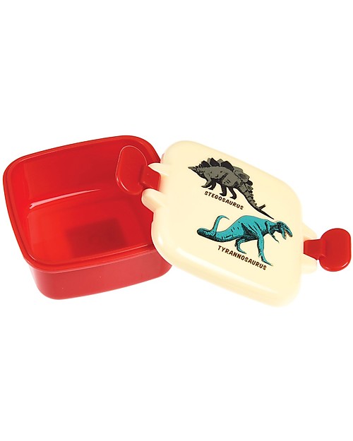 Rex London Contenitore Porta Merenda, Dinosauri  9x7x3.9 cm - Privo di BPA! Contenitori Termici