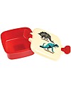 Rex London Contenitore Porta Merenda, Dinosauri  9x7x3.9 cm - Privo di BPA! Contenitori Termici