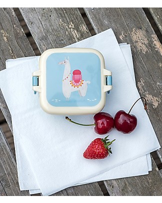 Rex London Contenitore Porta Merenda, Lama 9x7x3.9 cm - Privo di BPA! Contenitori Latte e Snack