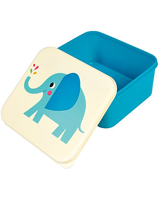 Rex London Contenitore Porta Pranzo, Elvis the Elephant - Senza BPA! Contenitori Latte e Snack