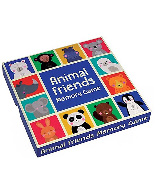 Rex London Gioco di Carte Memory Animal Friends - Include 12 simpatici animaletti! Memory