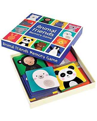 Rex London Gioco di Carte Memory Animal Friends - Include 12 simpatici animaletti! Memory