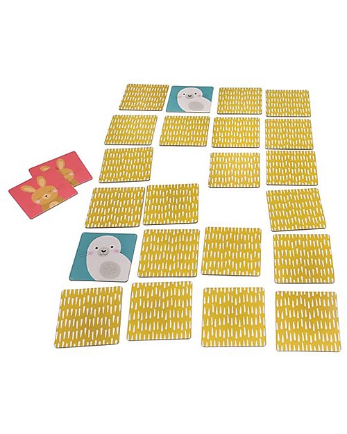 Rex London Gioco di Carte Memory Animal Friends - Include 12 simpatici animaletti! Memory