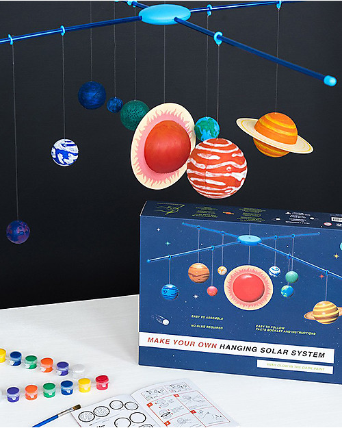 Rex London Kit Fai da Te Sistema Solare da Colorare ed Appendere - Scopri i Pianeti! Far finta di