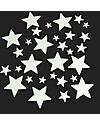 Rex London Night sky, Set di 30 Stelle che si Illuminano al Buio, Dimensioni Assortite Adesivi da Parete