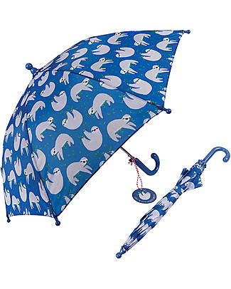 Rex London Ombrello per Bambini, Bradipo Sidney - Sicuro e Resistente! Ombrelli e Calosce