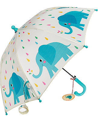Rex London Ombrello per Bambini, Elvis l’Elefante Ombrelli