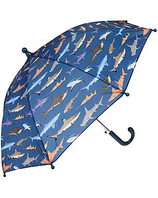 Rex London Ombrello per Bambini - Sharks - Sicuro e Resistente! Ombrelli