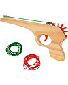Rex London Pistola in Legno con Elastici - Completa di bersagli! Giochi da Esterno_