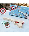 Rex London Pistola in Legno con Elastici - Completa di bersagli! Giochi da Esterno_
